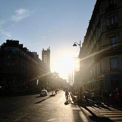 Dans les rues de Paris