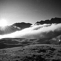 Lever du soleil sur le Grand Argentier