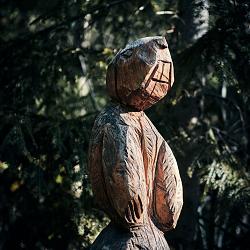 Forêt des souches sculptées