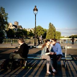 Sur les ponts de Paris