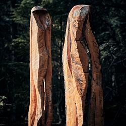 Forêt des souches sculptées