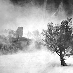 Tempête hivernale dans la vallée de Chaudefour
