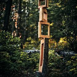 Forêt des souches sculptées