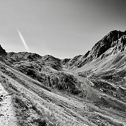 Vers le col de la Ponsonnière