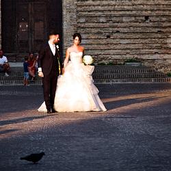 Just married. Macerata, Italie
